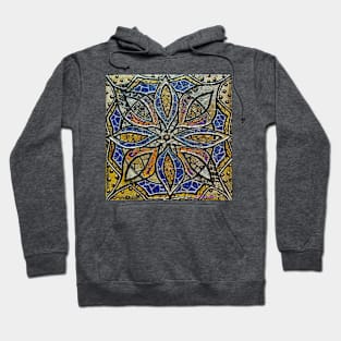 Stain Glass Mandala 40-34 by Julie Ann Stricklin Hoodie